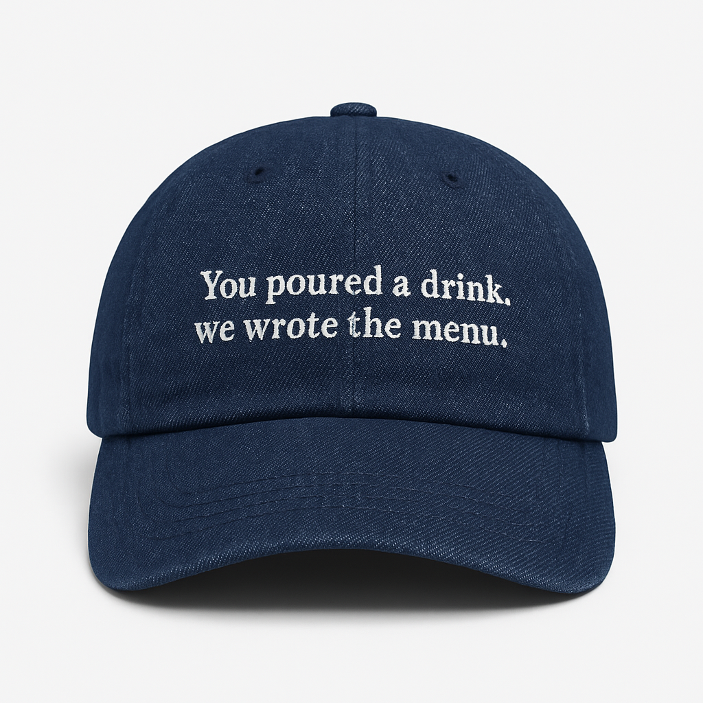 THE MENU BLUE CAP
