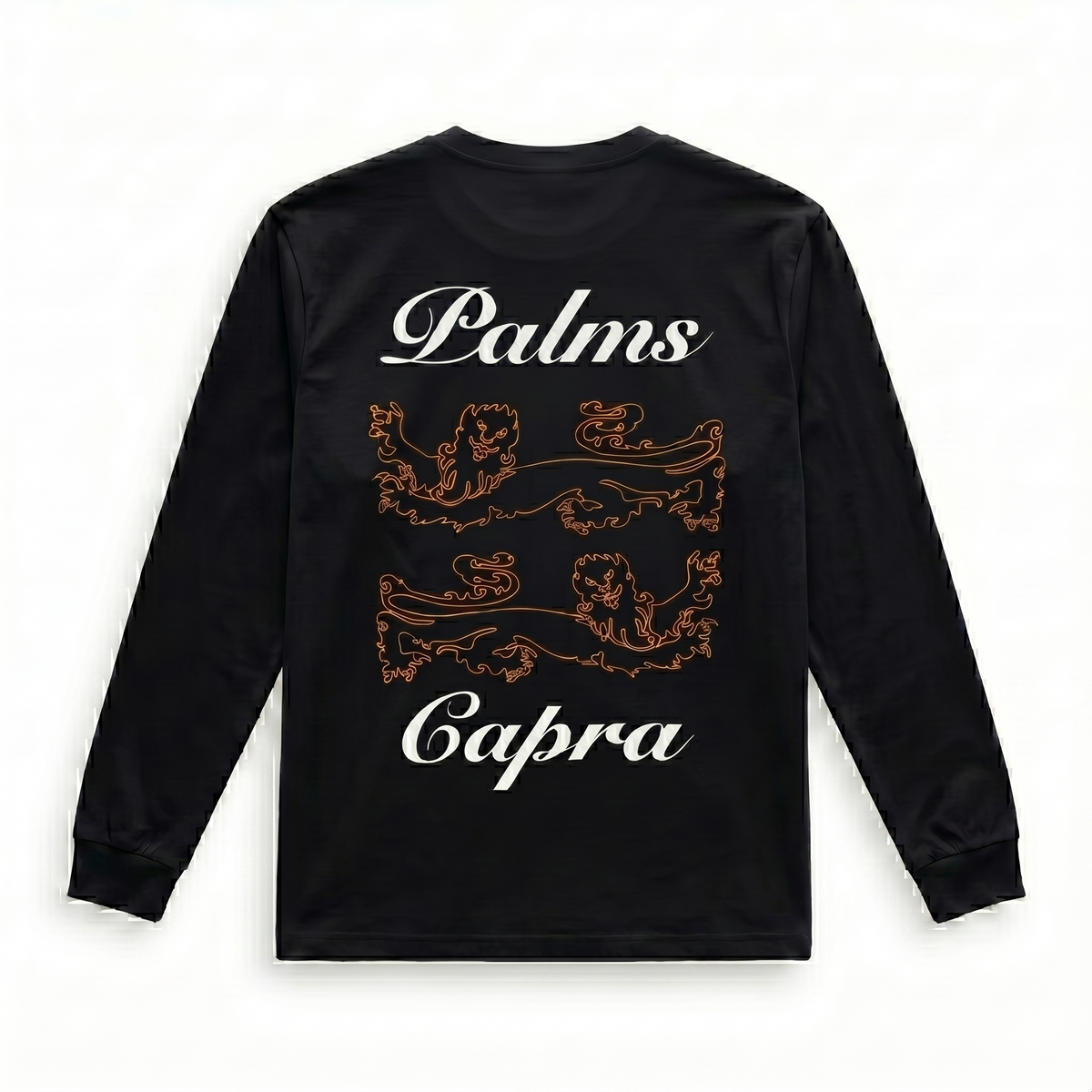 Lion Black Long Sleeve T-Shirt