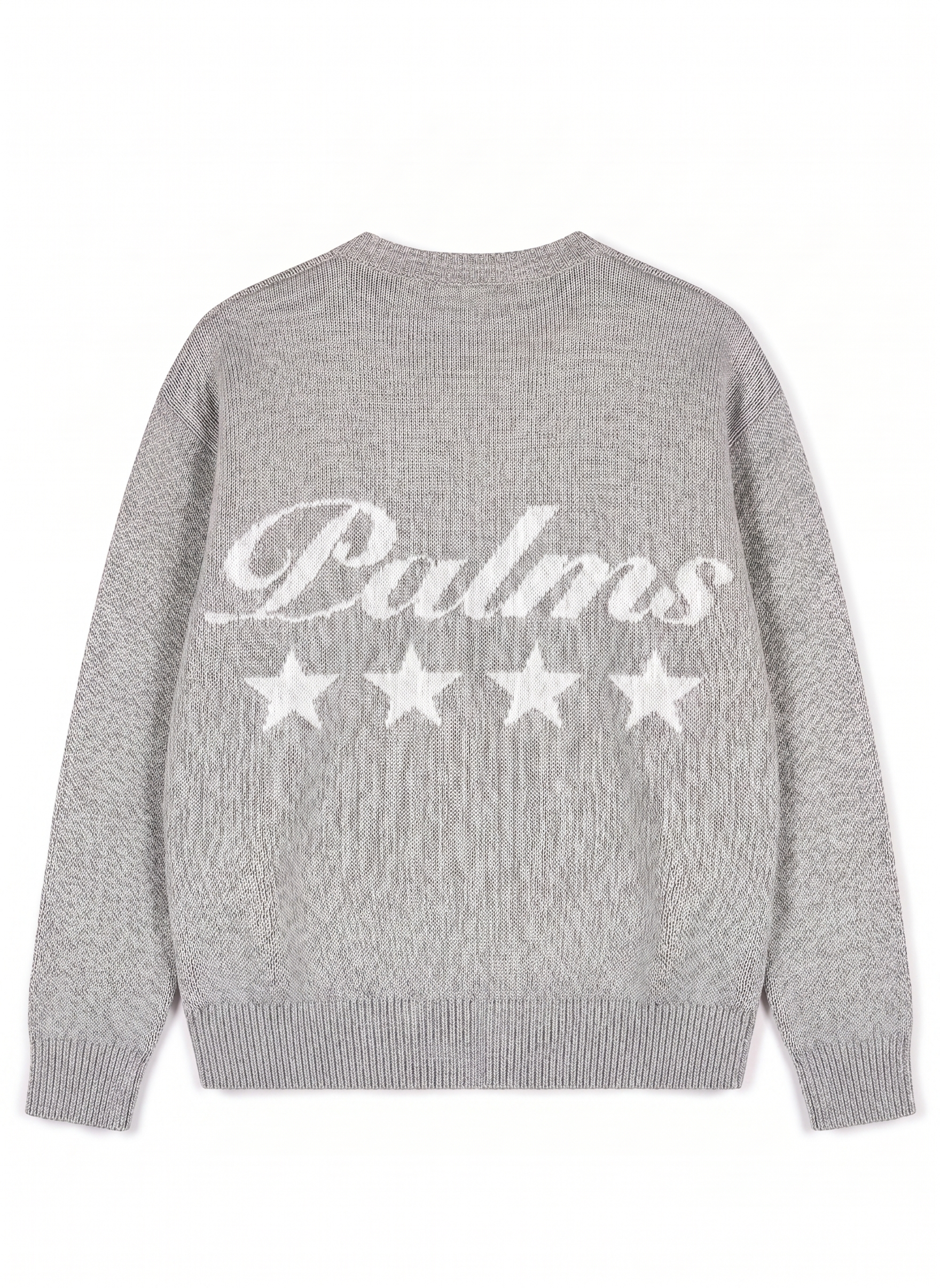 Stars Gray Crewneck Knit