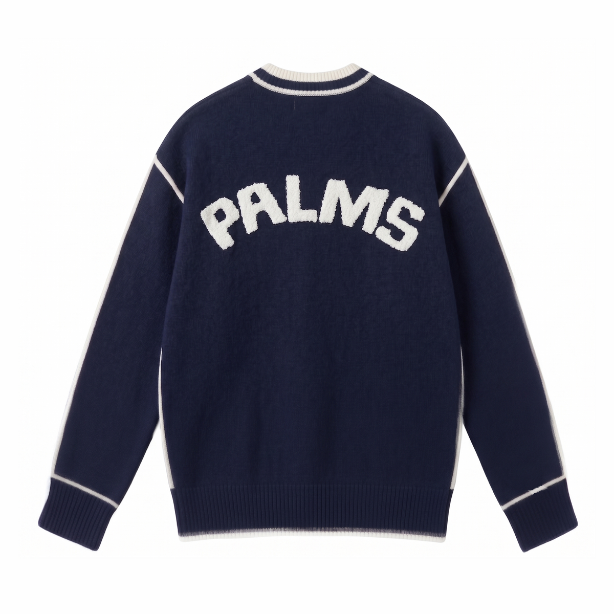 Palms Blue Crewneck Knit