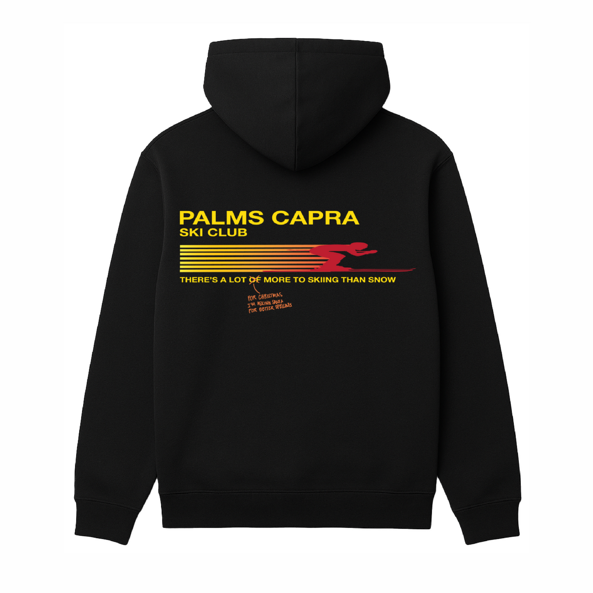 MORE TO SKIING BLACK HOODIE