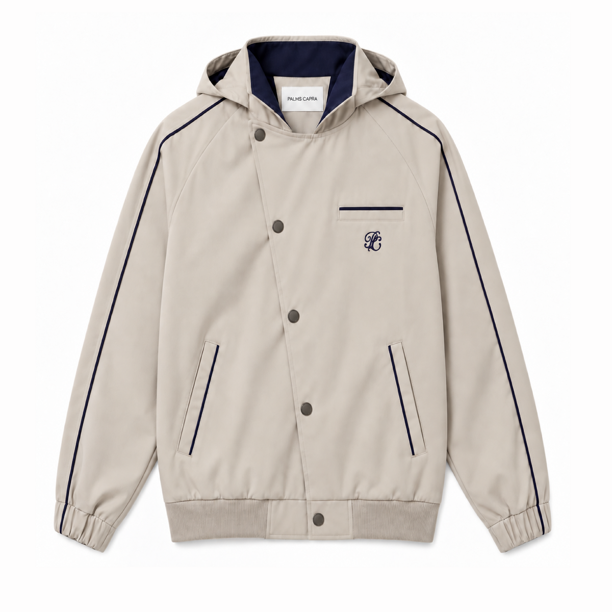 Palms Ivory Windbreaker