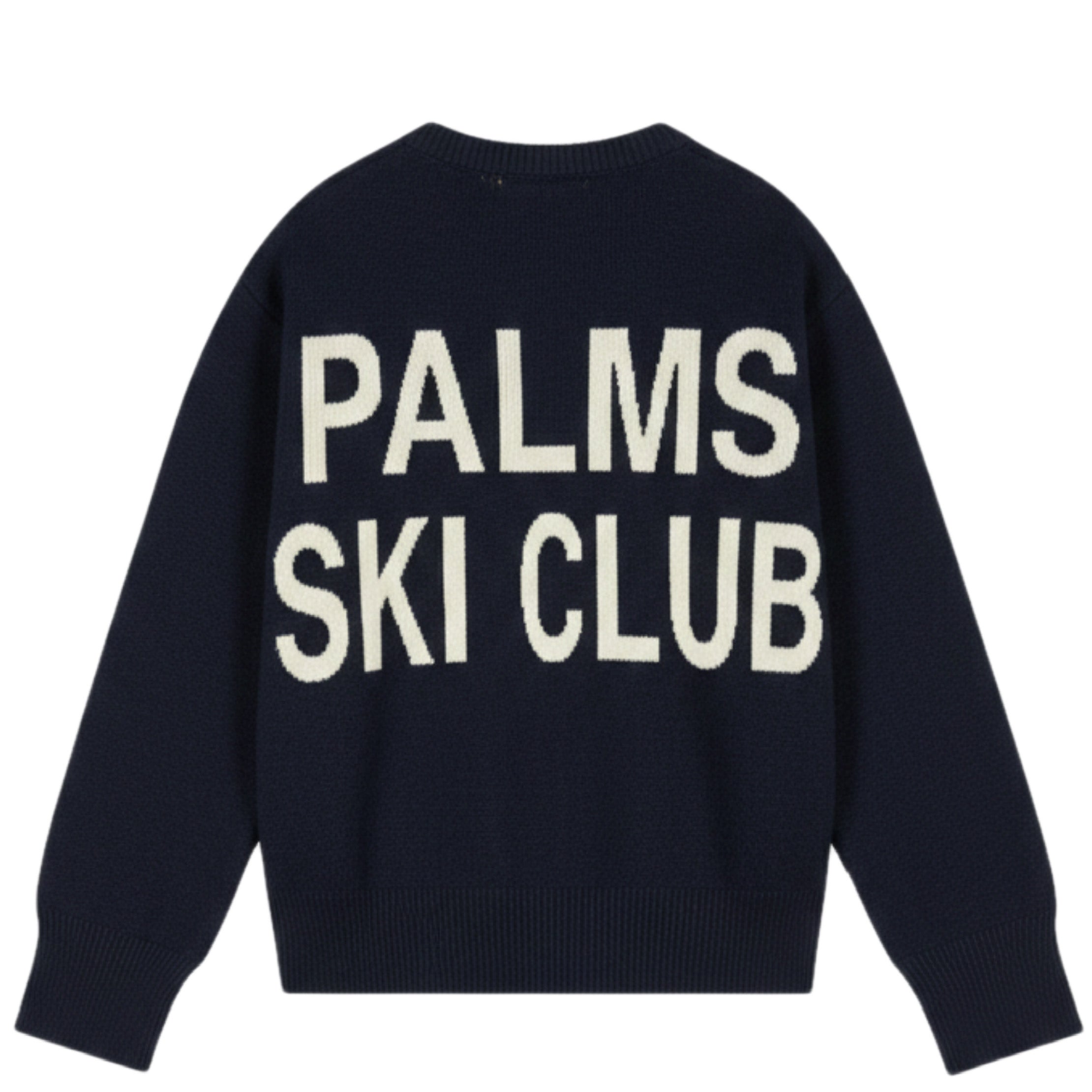 PALMS SKI CLUB BLUE KNIT